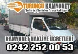 KAMYONET NAKLİYE ÜCRETLERİ